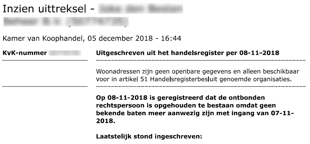 turboliquidatie-ontbonden-rechtspersoon-uitgeschreven